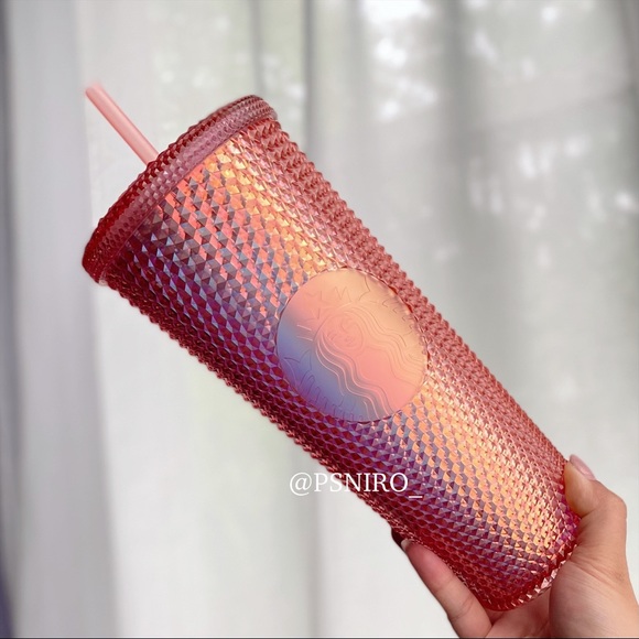 Starbucks Rose Gold and Flamingo Studded Tumblers - Picture 6 of 7